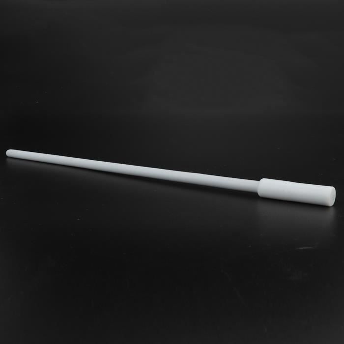 Récupérateur Magnétique Pour Barreau Agitateur (stir Bar) - Longueur 200mm (7.87") - Revêtement PTFE Blanc - Neuf