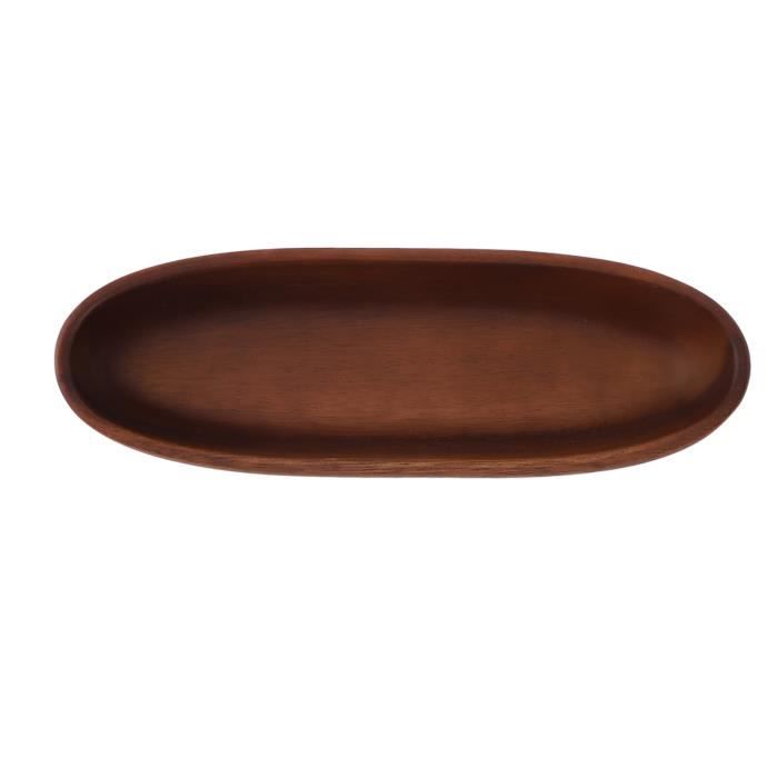 Bol En Bois Rectangulaire Sahgsa - Saladier à Fruits, Snacks, Style Naturel Et Durable - 9