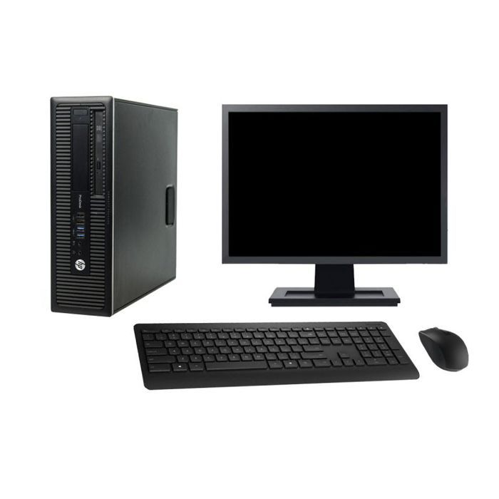PC HP 600 G1 SFF Ecran 19 Intel G3220 RAM 8Go Disque 500Go Windows 10 Wifi Reconditionné - Hewlett-Packard reconditionné disponible sur Cdiscount Seconde Vie