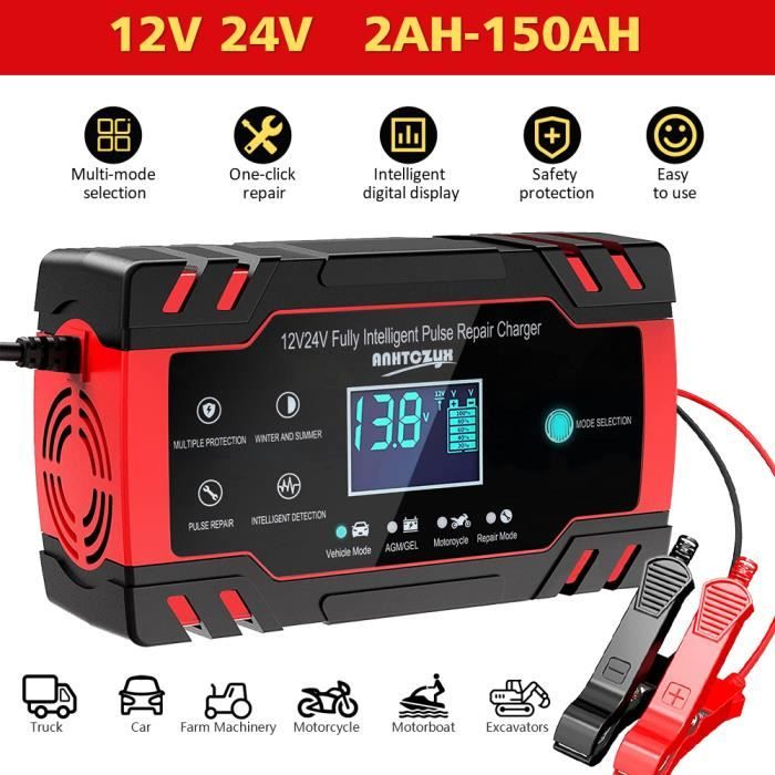 12/24V Voiture Jump Starter Booster Jumper Box Power Bank Chargeur de