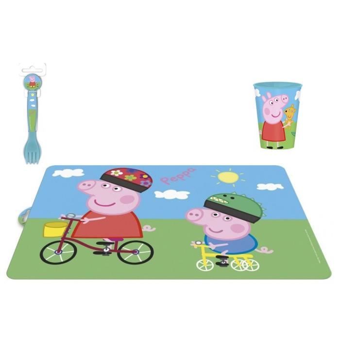 Repas Bebe Set De Table Peppa Pig Gobelet Et Couvert Cdiscount Puericulture Eveil Bebe