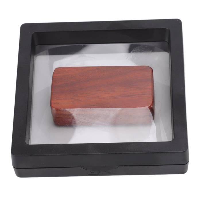 Curseur Fidget En Bois De Santal Rouge - Jouet Anti-Stress Silencieux Avec Gravure Ondulation D'Eau - Pour Bureau Et Concentration