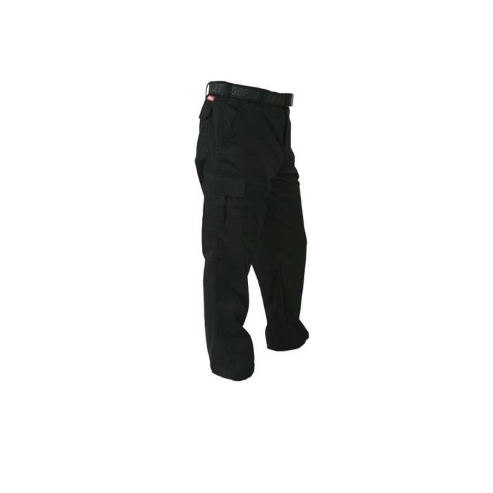 Lee Cooper LCPNT205 Pantalon Cargo Multipoches Homme - Confortable Et Résistant Pour Le Travail