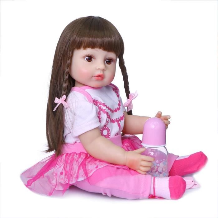 peluche douce poupée Leya personnalisée, ma première poupée bébé
