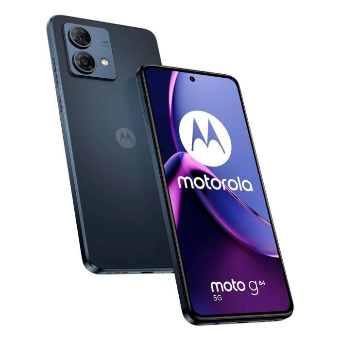 Motorola Moto G84 5G 8 Go/256 Go Gris (Midnight Blue) Double SIM XT2347-2