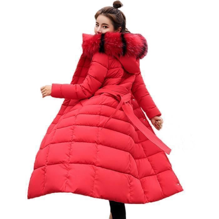 doudoune femme rouge