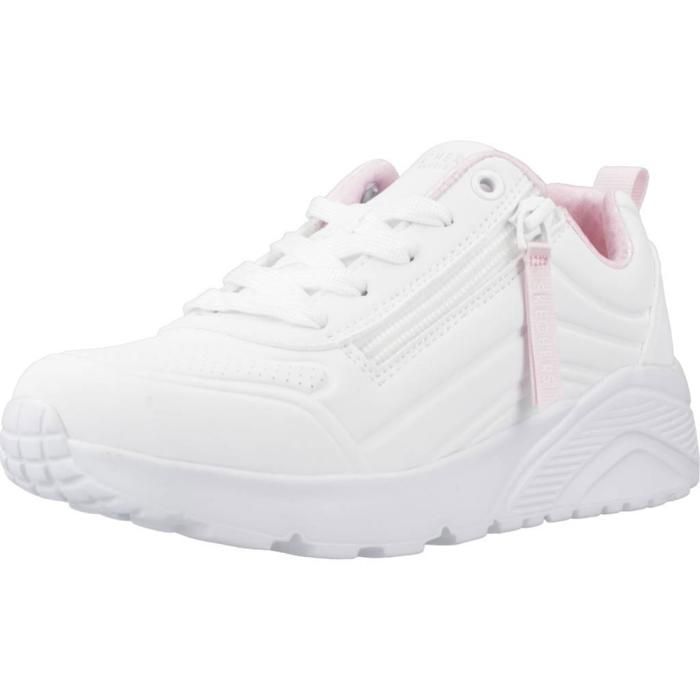 Skechers Zapatillas Niña Modèle Chaussure Skechers Modèle Uno Lite - Easy Zip - Coleur Blanc