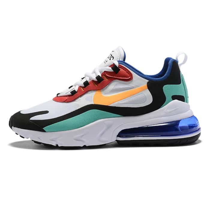 Nike Baskets Air Max 270 React Chaussures de Course femme homme Blanc -  Cdiscount Chaussures