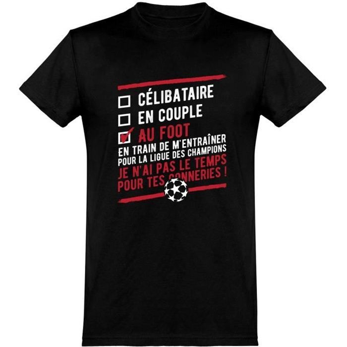 Tee shirt sales foot homme