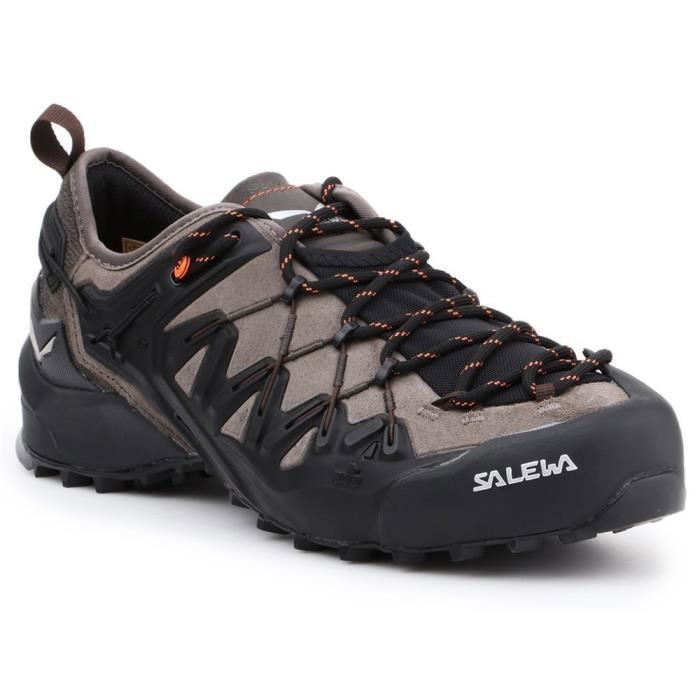 Chaussures de randonnée SALEWA MS Wildfire Edge pour homme - Beige et noir - Respirantes Chaussures de randonnée SALEWA MS Wildfire Edge pour homme - Beige et noir - Respirantes
