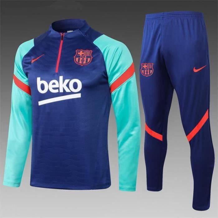 Barcelonas Survêtement de Foot Homme 2021 2022 Nouveau Barcelones Maillot de Football Pas Cher