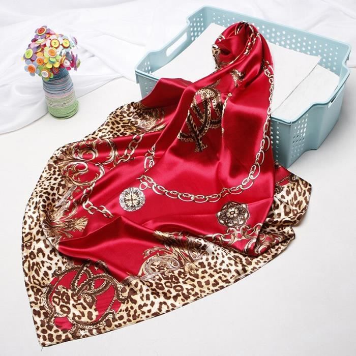 FSCEV Drapeau Du Tchad - Foulard Tendance Pour Femme