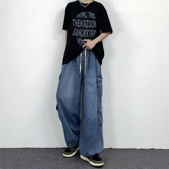 Pantalon cargo homme - Jeans déFlexà poches américaines pour hommes ...