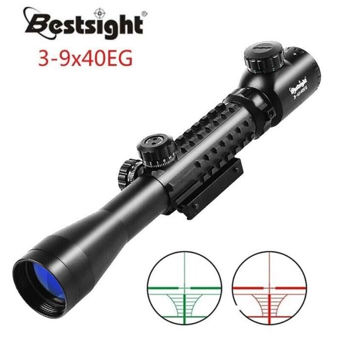 Lunette Optique Viseur Bestsight 3-9x40 Lumineuse - NO LABEL - Zoom - 5 ...