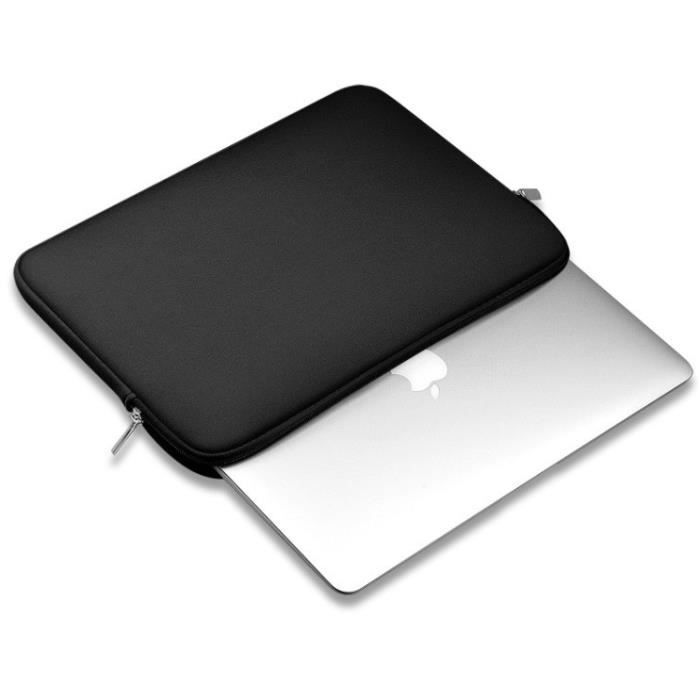 Pochette 13 pour MACBOOK APPLE Housse Protection Sacoche Ordinateur  Portable Tablette 13 Pouces - Couleur:NOIR - Cdiscount Informatique