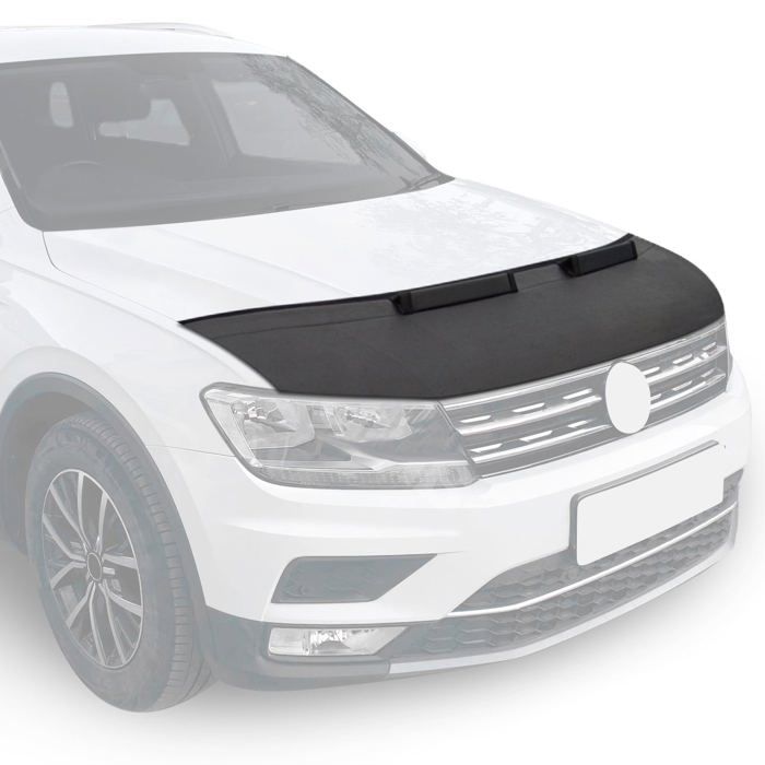 Protège Capot pour Renault Kadjar 2015-2023 Masque de voiture vinyle Noir