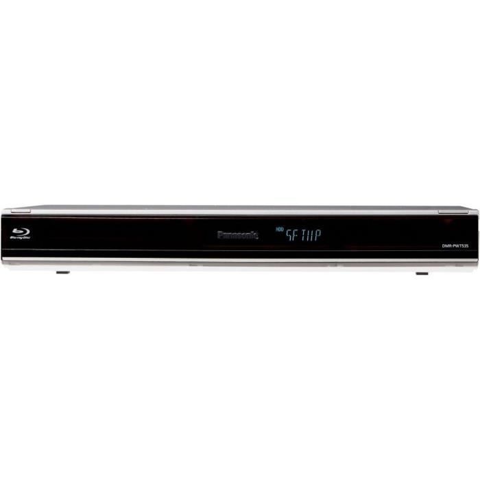 Enregistreur Blu-Ray PANASONIC DMR-PWT535 avec double Tuner TNT HD et disque  dur 250 Go - Silver - Achat / Vente lecteur blu-ray Enregistreur Blu-Ray  PANASONIC DMR-PWT535 avec double Tuner TNT HD et