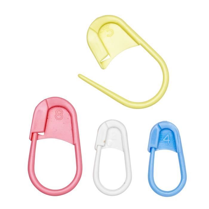 Lot De 12 Épingles à Nourrice En Plastique Pour Couches Bébé 5,6 Cm - Attaches Sûres Et Durables