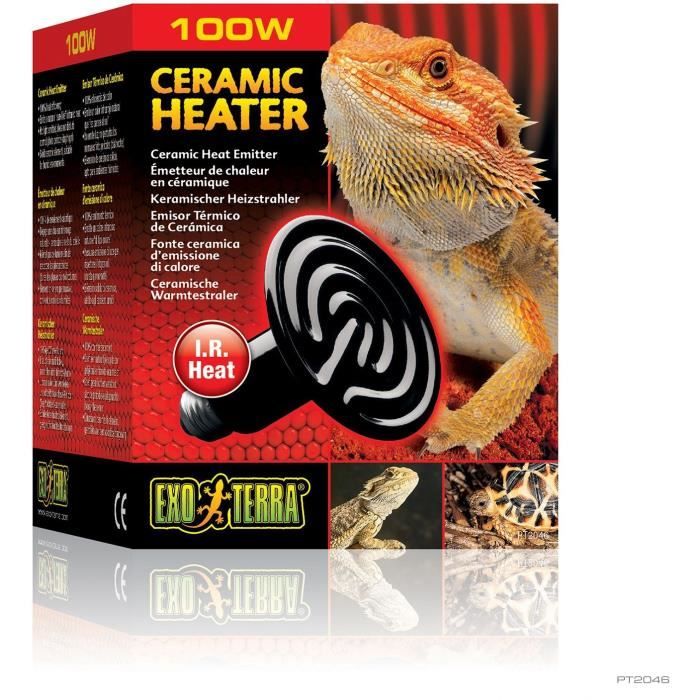 Ampoule chauffante en céramique pour terrarium EXO TERRA Ceramic Heater Chaleur infrarouge