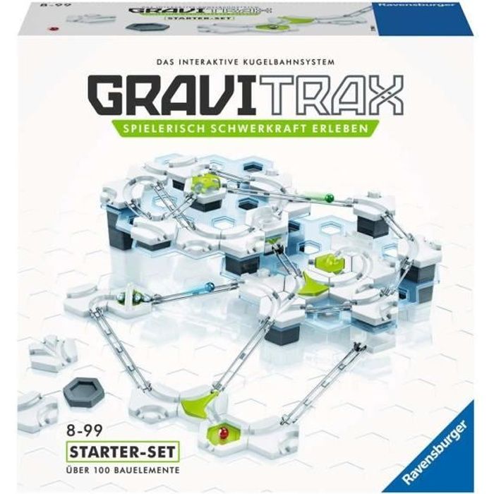 RAVENSBURGER GRAVITRAX - Lot Starter Set avec plus de 100 &eacute;l&eacute;ments 
