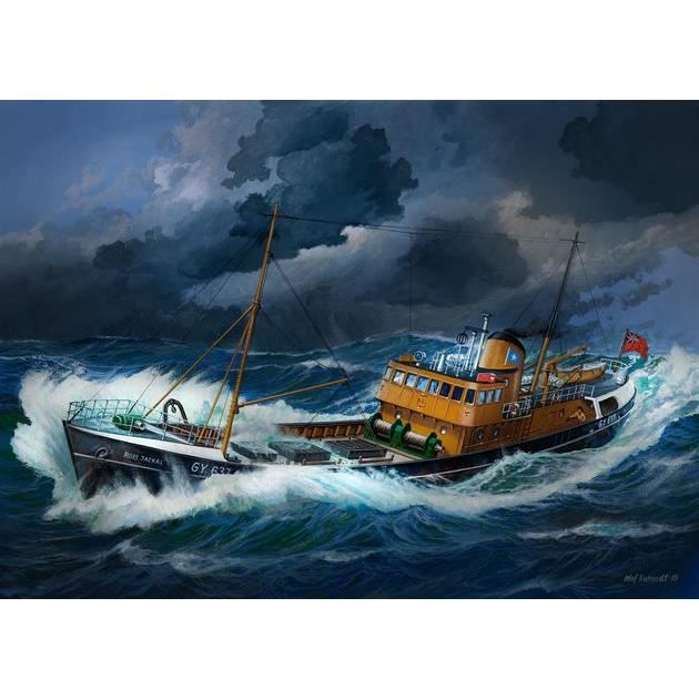 Maquette de bateau de pêche en plastique - Revell 1:142 - Northsea Fishing Trawler