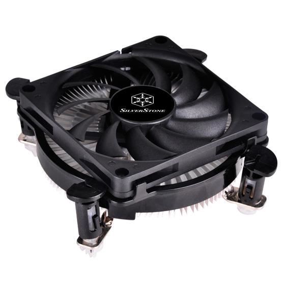 SilverStone SST-NT08-115XP - Nitrogon Ventilateur de processeur, Profil bas, 80mm PWM mince, Intel