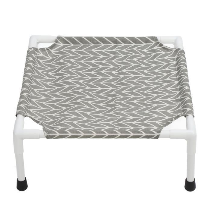 Comparer les prix de Lit pour chien surélevé - SURENHAP - Modèle Losange - 52x46x18 cm - Confortable et durable - Design élégant