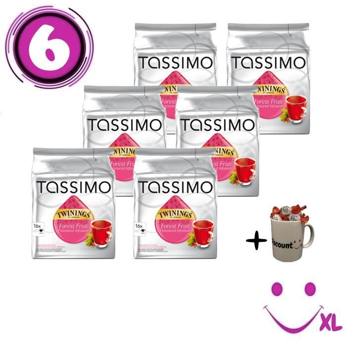 Tassimo Twinings Infusion Saveur Fruits 
