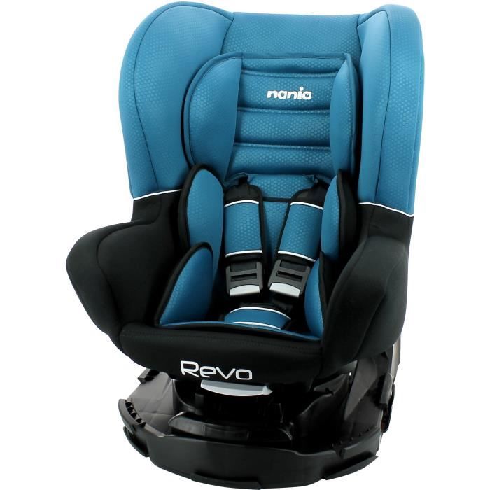 NANIA Siège auto pivotant 360° Revo luxe Groupe 0/1 - Bleu - Achat