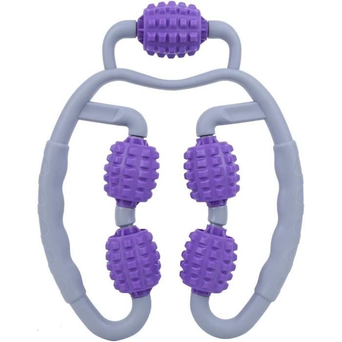 SURENHAP Rouleau Masseur Pour Muscle De Jambe 360° 9 Roues, Massage