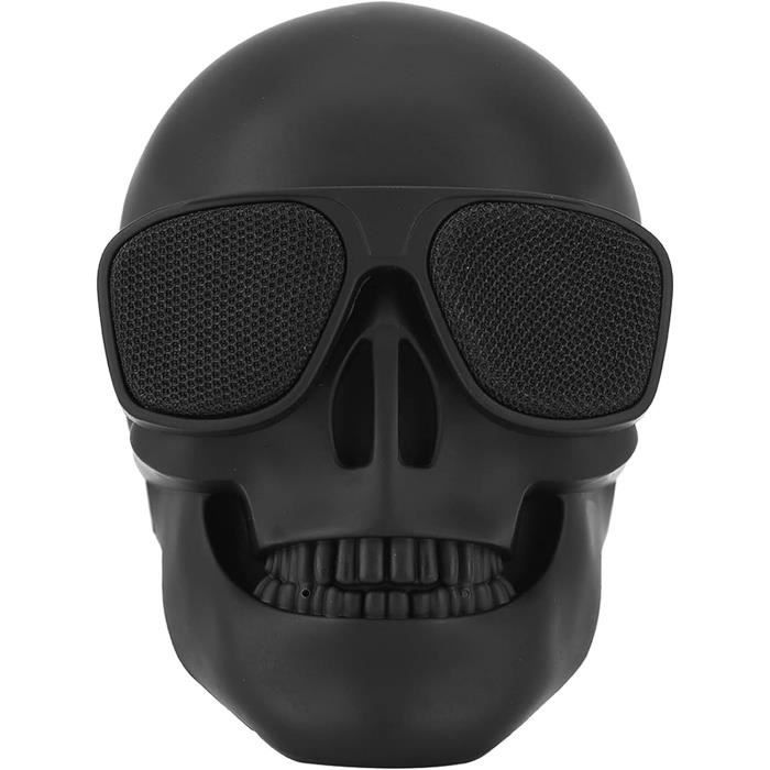 Enceinte Créative En Forme De Tête De Mort, Mini Enceinte Bluetooth En Forme De Tête De Mort