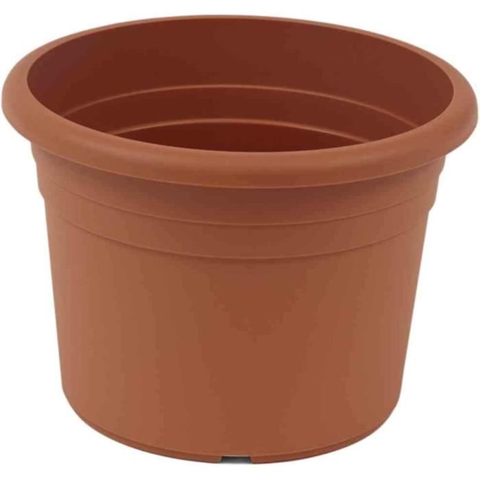 POKM Toolsmarket Roma Pot De Fleurs Terracotta 46 Cm Avec Trou De Drainage