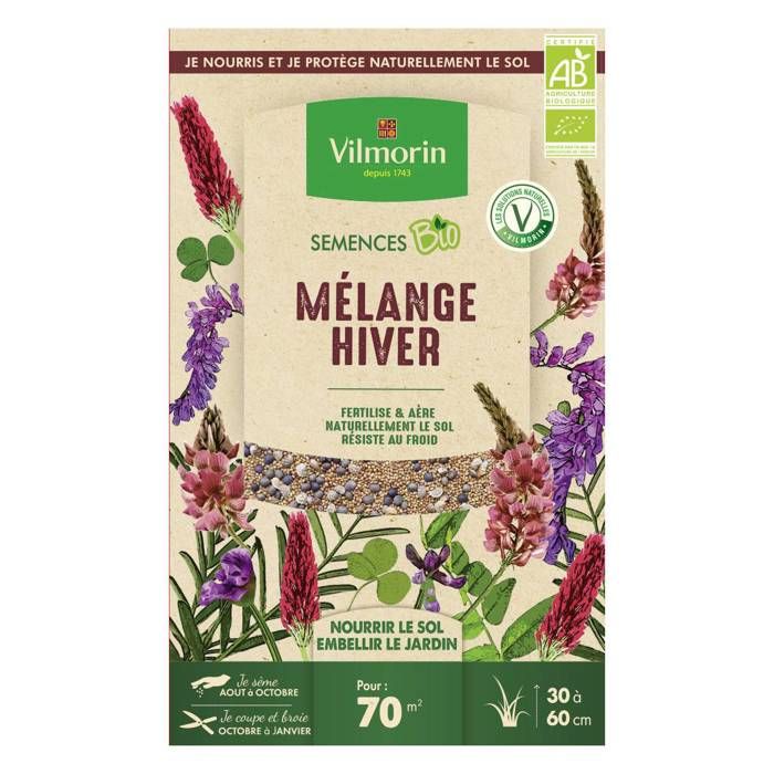 Comparer les prix de Graines  Mélange Hiver Bio , boite de 250 grs-