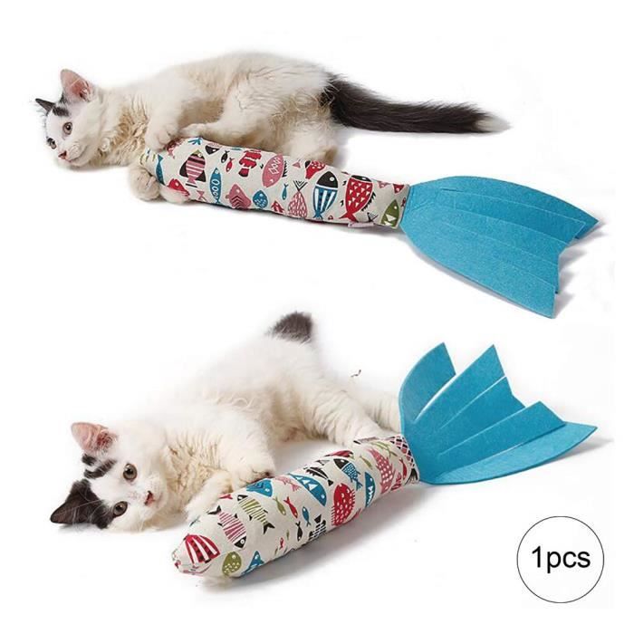 1pc Cataire Chat Kicker Jouet En Forme De Poisson Kitty Baton Chaton Se Amuser Avec Ce Stix Toy Son Paper Toys Ringing Pour Ch M1728 Cdiscount