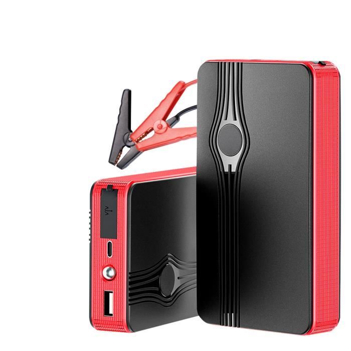 Yaber Auto Booster Batterie Voiture,4000A 26800mAh 12V Démarreur de Voiture  (Tout Gaz ou 10,0 L Diesel),Portable Jump Starter avec Deux Sorties  USB,Lamp LED（YA40）