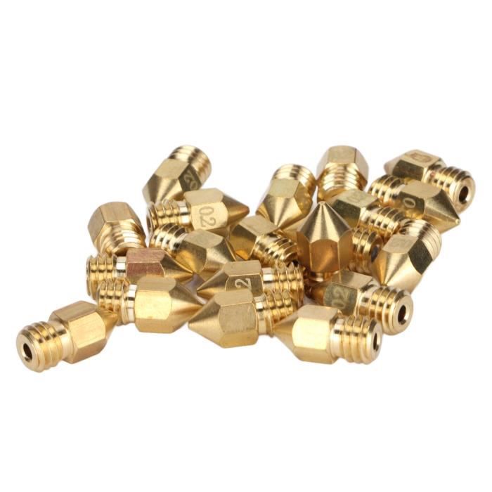 Micro Swiss Buse Plaqué Résistant Usure 0.4mm Compatible Volcano 1.75mm - Qualité Premium