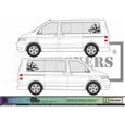 Van VW Volkswagen T4 T5 T6 Edition Spéciale 2 boussoles - Blanc - Sticker Autocollant Graphic Decals-1