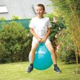 Ballon sauteur XXL bleu LUDI - A partir de 5 ans - résistant pour intérieur et extérieur-1