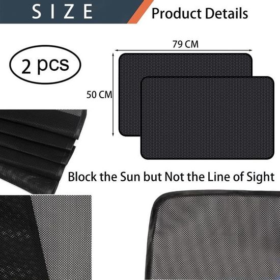 Pare-Soleil pour fenêtre latérale,Rideau de Voiture Pare-Soleil d'été Pare-Soleil pour fenêtre latérale,Rideau de Voiture Pare-Soleil d'été