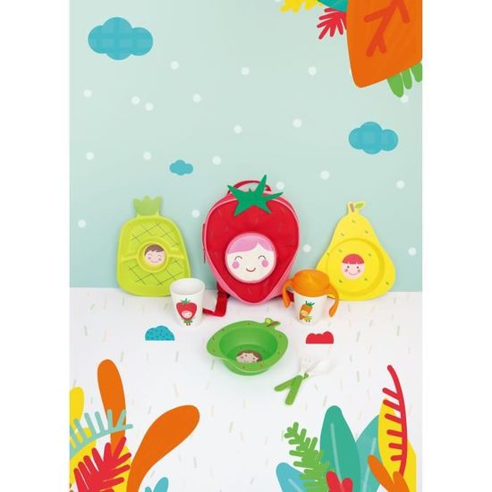 Viamatica Com Poire Plastorex Assiette Compartiments Vaisselle Le Repas De Bebe