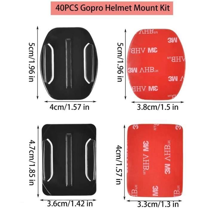 Fixations adhésives plates et incurvées Movin'CAM Noir pour tous modèles GO PRO - Accessoire caméra - Achat & prix Fixations adhésives plates et incurvées Movin'CAM Noir pour tous modèles GO PRO - Accessoire caméra - Achat & prix
