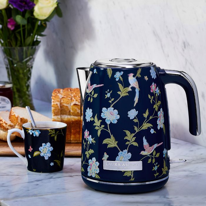 Bouilloire électrique Sans Fil Laura Ashley - Imprimé Elveden Blanc - 1,7 L