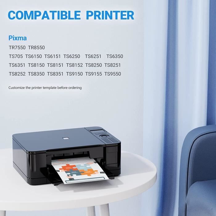 Imprimantes compatibles avec Cartouche Jet d'encre Canon PGI580/CLI581