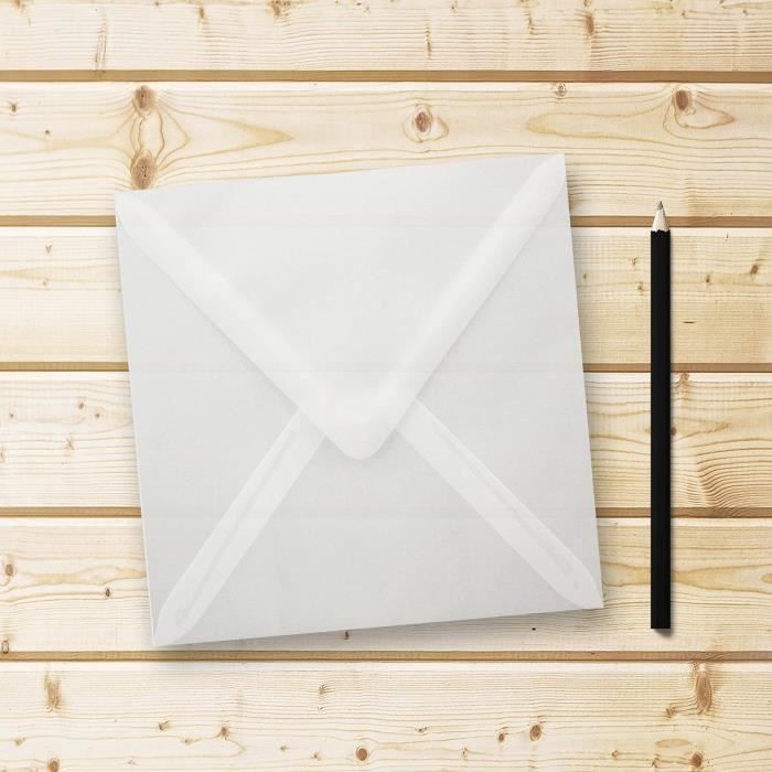 Paper24 Cartes Avec Enveloppe DIN B6 125 X 176 Mm, épaisseur 120 G/m², Carte Pliante