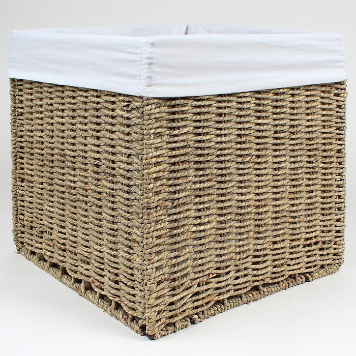 Mangata Cube De Rangement Tissu, Panier Cube De Rangement, (Blanc