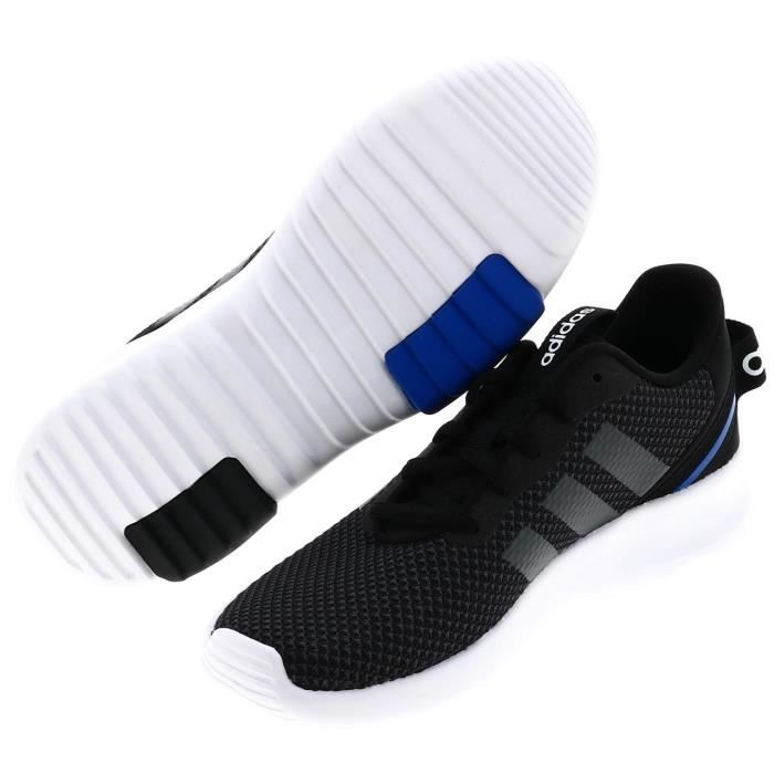 Chaussures mode ville Cf racer tr blk jr Adidas Noir Synthetique Lacets Plat Noir Cdiscount Chaussures