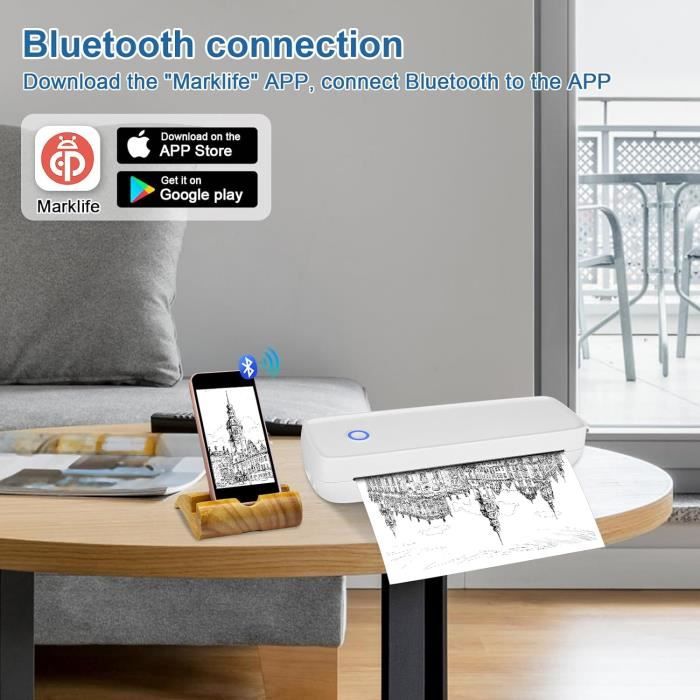 Toutes nos imprimantes,imprimante Photo thermique Portable Bluetooth,pour téléphone Portable iOS