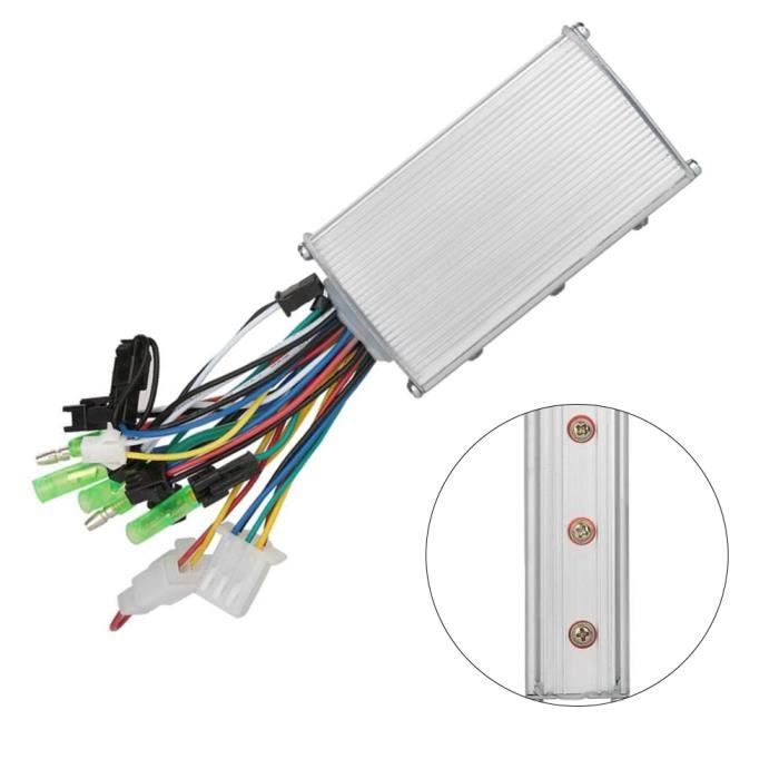 Contrôleur Sans Balais 36V/48V 250W - Pour Vélo électrique, Scooter, Boîtier Aluminium Dissipateur Thermique