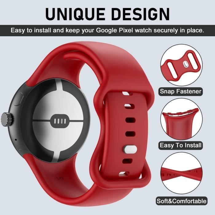 Bracelet De Sport En Silicone Souple 22mm Pour BIGGERFIVE Kids Brave BW01 Et Brave2 BW02 - Confortable, Résistant Et Parfaitement Compatible