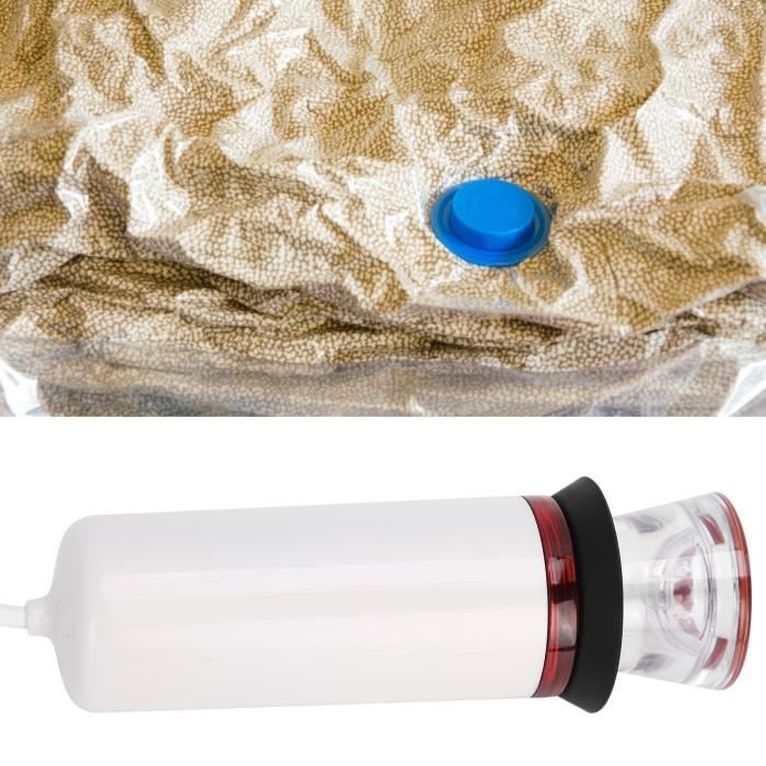 Sac sous vide pompe à Air manuelle joint sous vide sac de rangement fournitures aspiration extracteur d'air comprimé gain de place vêtements outil de stockage  15